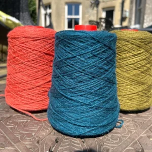 Pure native British knitting wool on cone