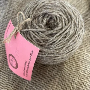 Castlemilk Moorit blended with Blue Faced Leicester knitting yarn