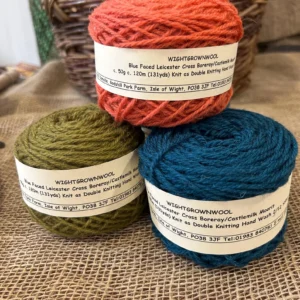 Pure native British knitting wool